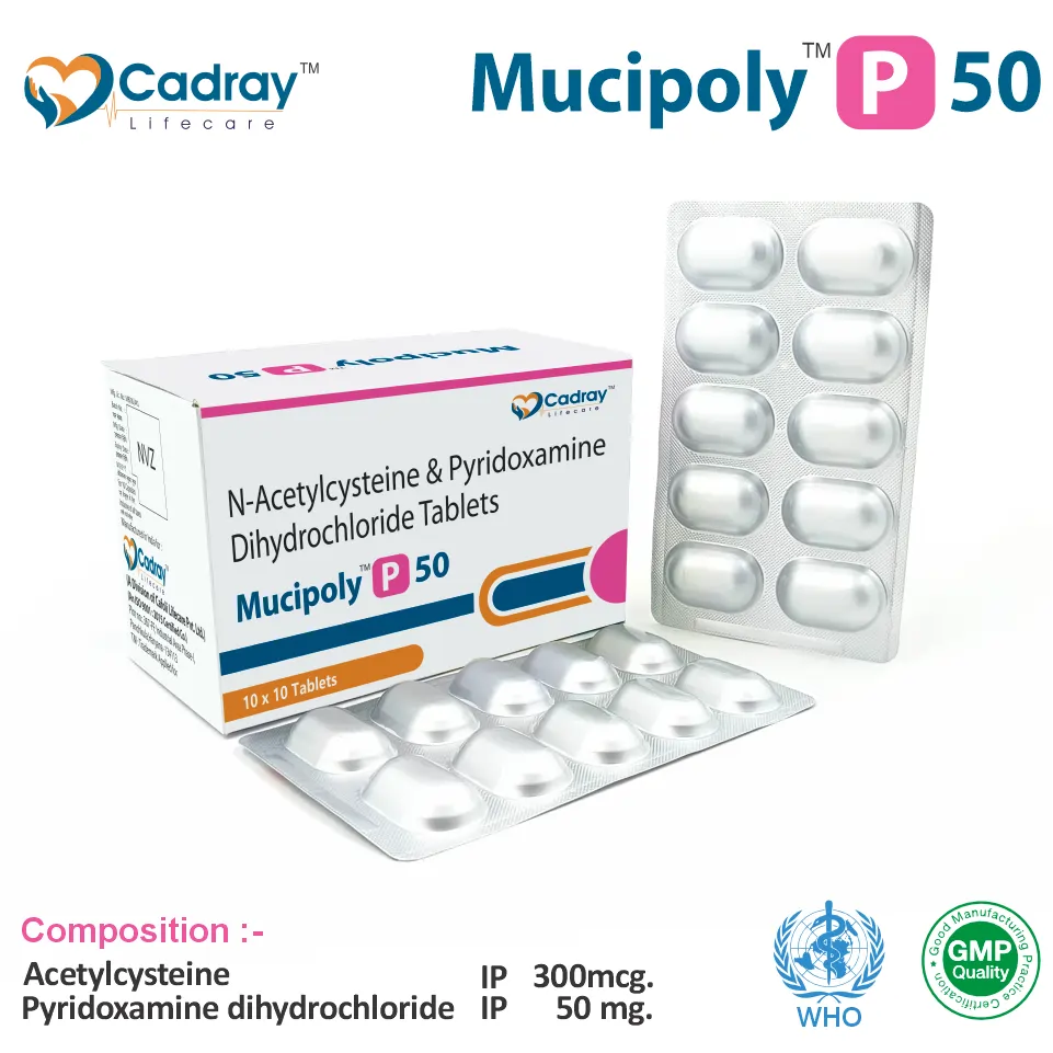 Mucipoly P Tablet for PCD Pharma Franchise